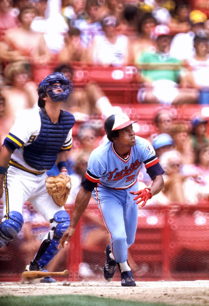 Carew in 1978, his final season in Minnesota before he forced a trade away from Griffith, who he called "a bigot."